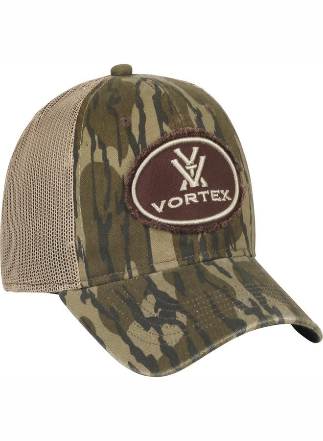 فورتكس قبعة Vortex الأصلية ذات الرقعة الخلفية بنمط Mossy Oak Bottomland - Image 2
