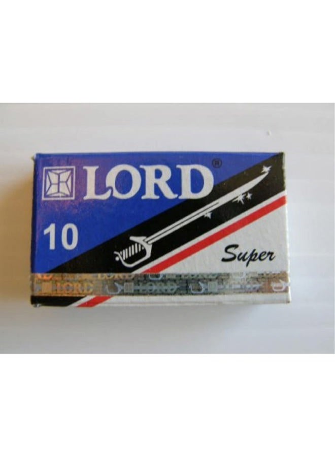 Lord 100 Super Stainless Double Edge Safety Razor Blades - Image 1