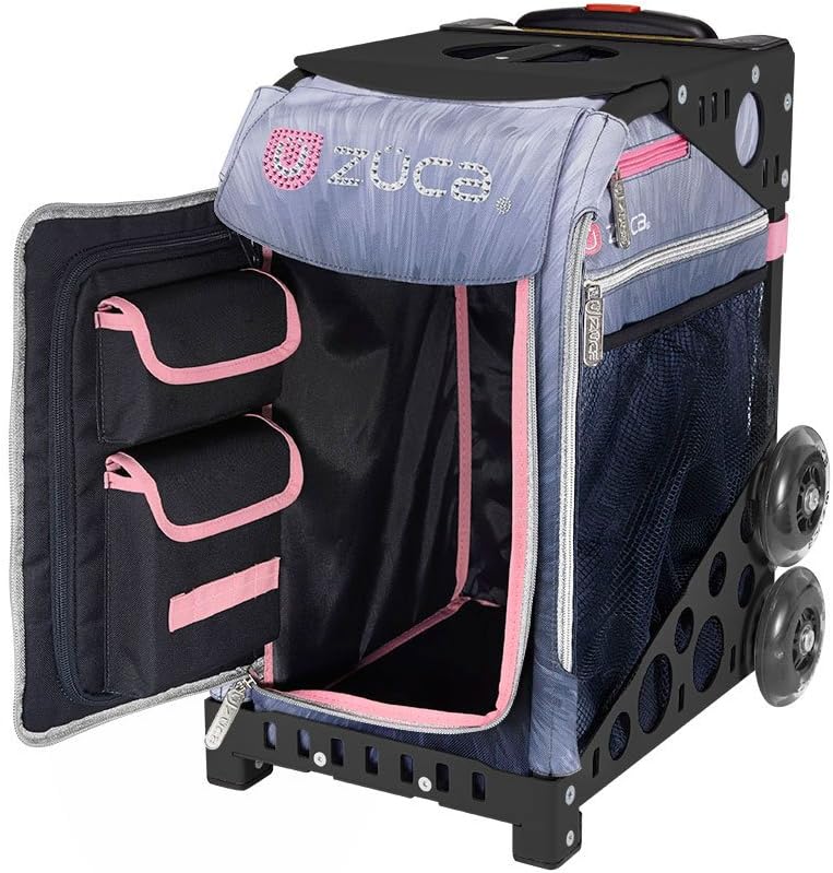 ZUCA ZCA Sport Ice Dreamz Lux Rolling Bag with Black Frame flashing wheels - Image 2