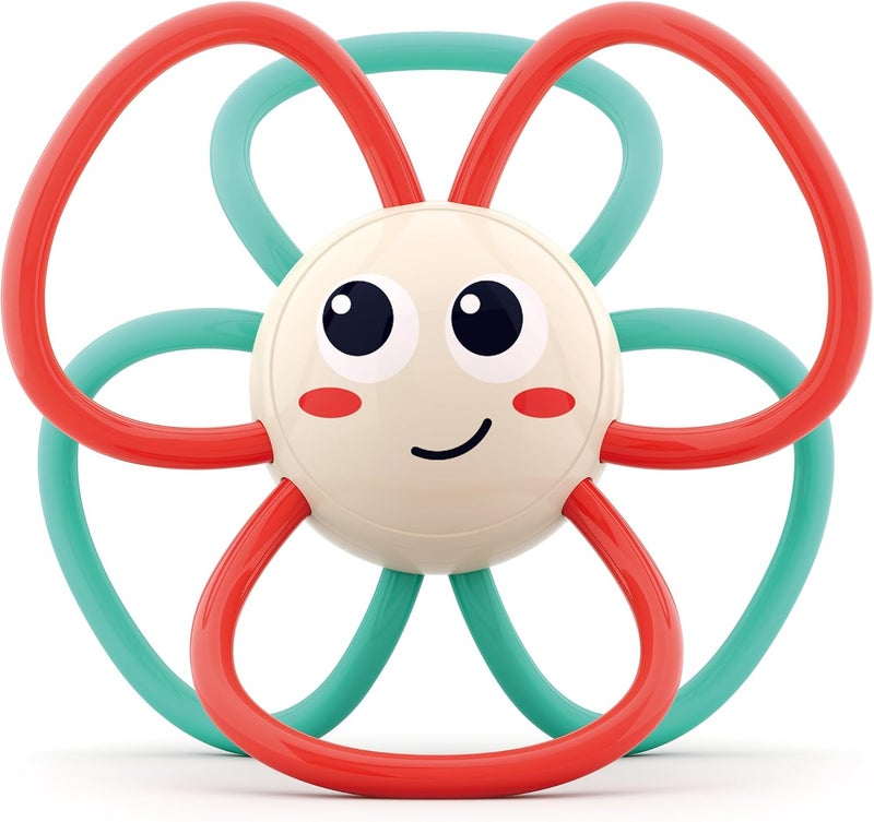 HOLA Sunflower Orchestra Rattle Baby Teether Activity Toy, Teething Relief, Easy to Grasp, Fine Motor Skills, Bright Colors, Sensory Toys, Baby Toys, Baby Teether, Baby Rattle, Animal Rattle 3M+ - Image 1