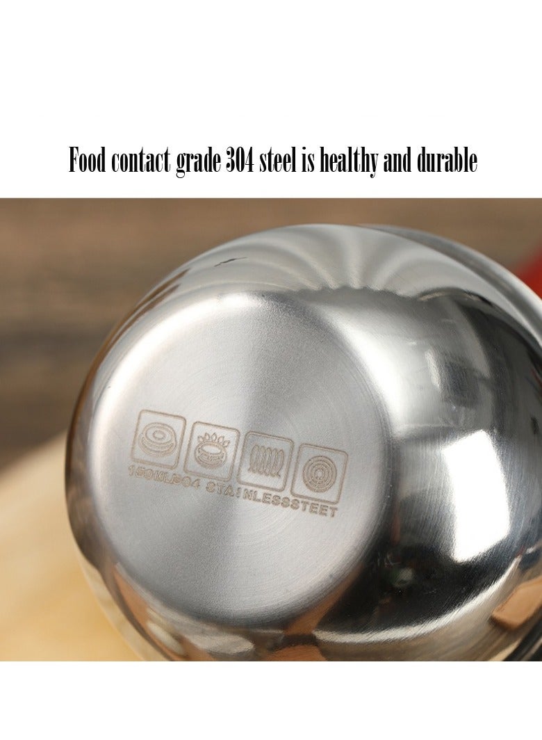 304 الفولاذ المقاوم للصدأ مصغرة النفط رش عموم النفط الساخن المنزلي زيت المطبخ صب النفط الصحافة عموم 300 مل - Image 5