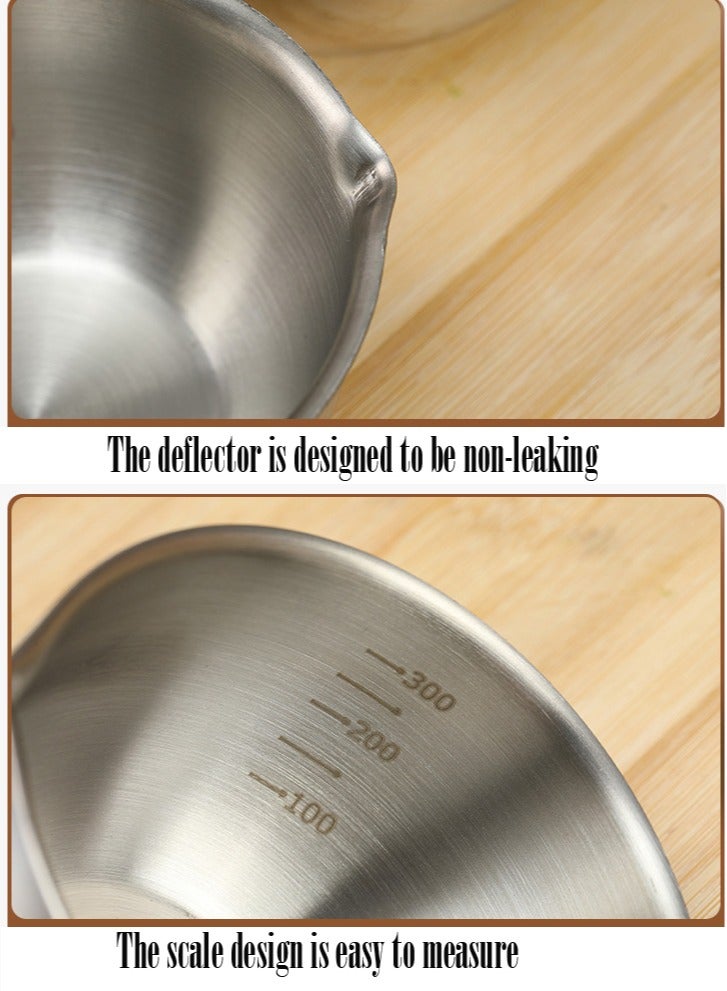 304 الفولاذ المقاوم للصدأ مصغرة النفط رش عموم النفط الساخن المنزلي زيت المطبخ صب النفط الصحافة عموم 300 مل - Image 4