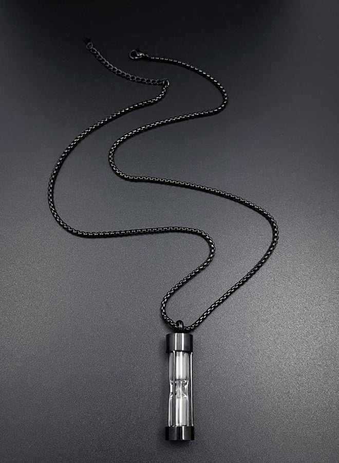 YOUFENG Urn Necklace for Ashes Timeless Hourglass Memorial Pendant Keepsake Cremation Jewelry for Human Pet Ashes, 55 centimeters, Stainless Steel, Cubic Zirconia, Cubic Zirconia - Image 4