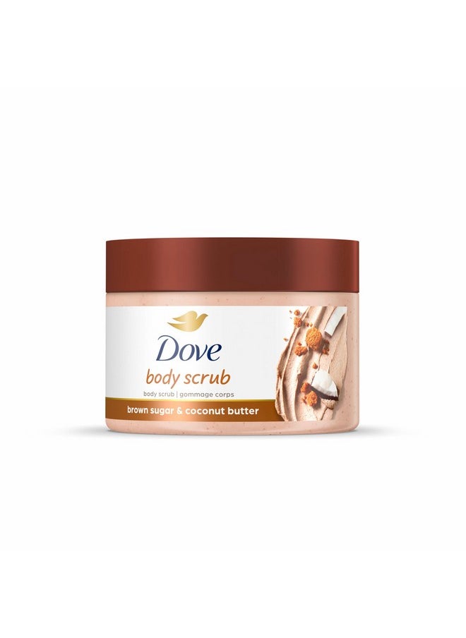Dove Dove Scrub Brown Sugar & Coconut Butter For Silky Smooth Skin Body Scrub Exfoliates & Restores Skin's Natural Nutrients 10.5 oz  - Image 1