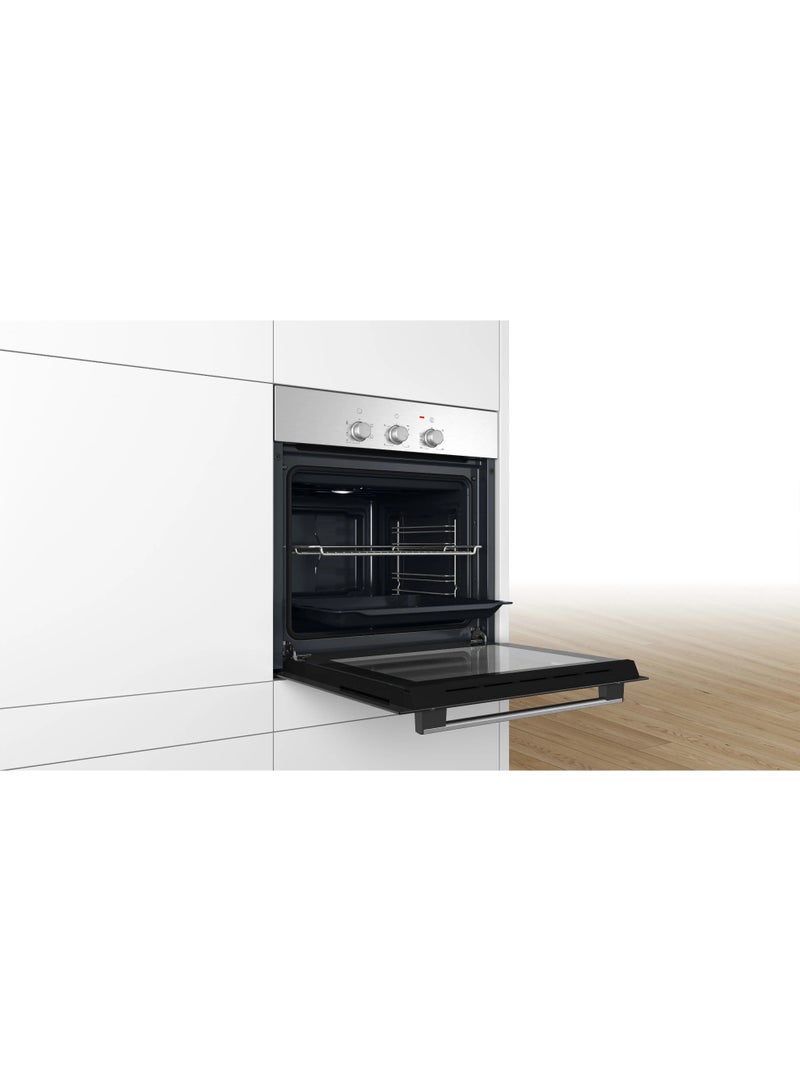 BOSCH Series 2 Built-in oven 60 x 60 cm Stainless steel HBF011BR0T HBF011BR0T Stainless steel - Image 2