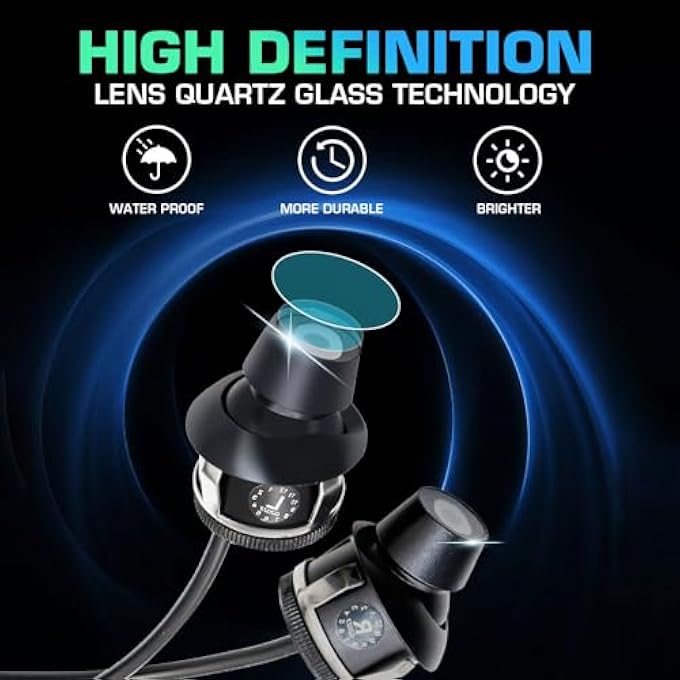 rayihni Car Side Rearview Mirror Welcome Lights Dynamic Projectio Laser Light Decoration Ambient Lamps White Angel Wings Light Angel Wings Light - Image 5