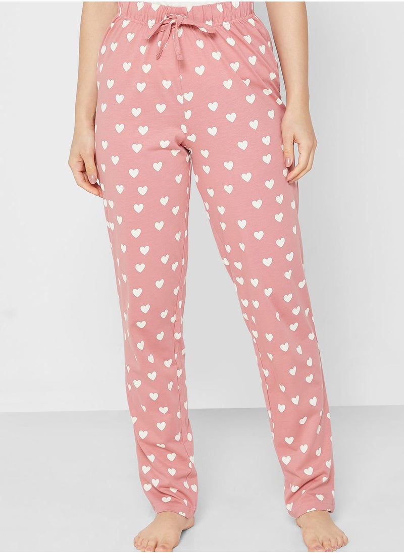 Ginger - Graphic Printed Pyjama Set - Image 1