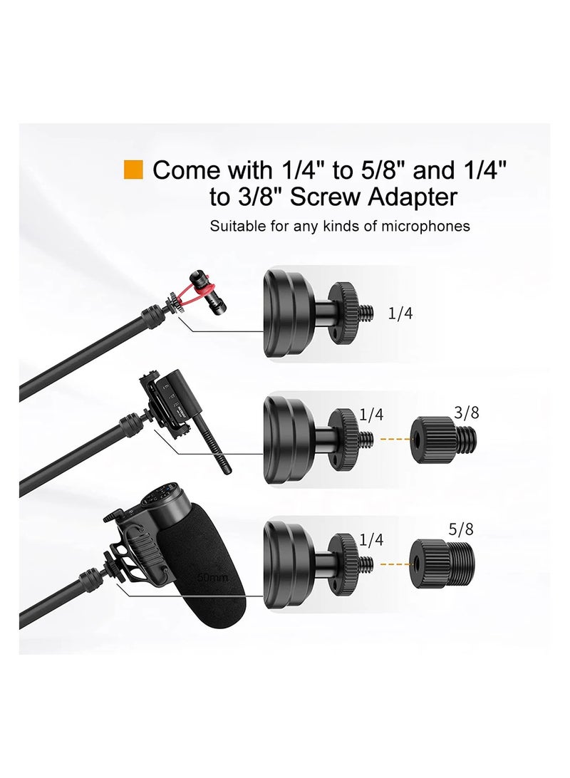 Ulanzi LS08 Flexible Arm Overhead Camera Mount – 3-Section Adjustable Desk Stand with 1/4-Inch Screw & Clamp for Cameras, Microphones, Photography, Video & Live Streaming - Image 3