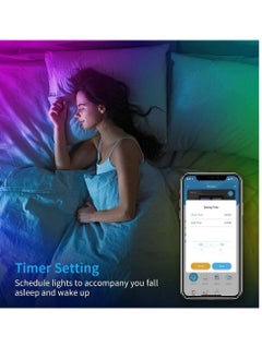 Govee Govee smart LED strip lights for bedroom 32.8ft wifi LED strip lighting work with alexa google assistant 16 million colors with app control and music sync LED lights for party 2 rolls of 16.4ft  - Image 5