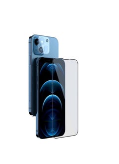 Nillkin 2-in-1 HD Full Screen Tempered Glass Screen Protector 0.33mm  screen and camera protective film Apple iPhone 14 Max 6.7 2022-Black