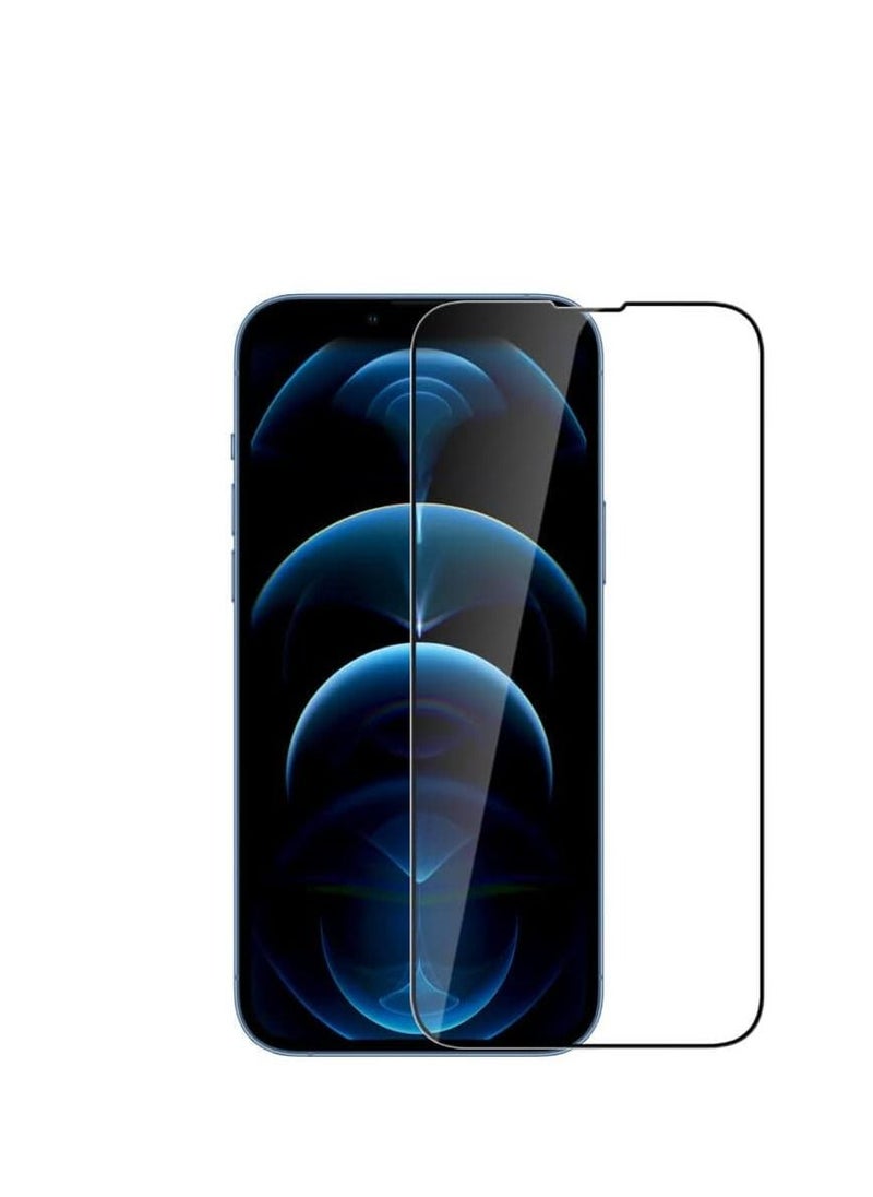 Nillkin - Nillkin 2-in-1 HD Full Screen Tempered Glass Screen Protector 0.33mm  screen and camera protective film Apple iPhone 14 Max 6.7 2022-Black - Image 1