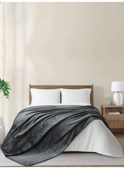 Donetella Fleece Blanket, Single  Size 170x200 cm, 300 GSM, Lightweight Ultra Soft & Warm Solid Throw Blanket, Cozy  for Sofa, Bed & Couch