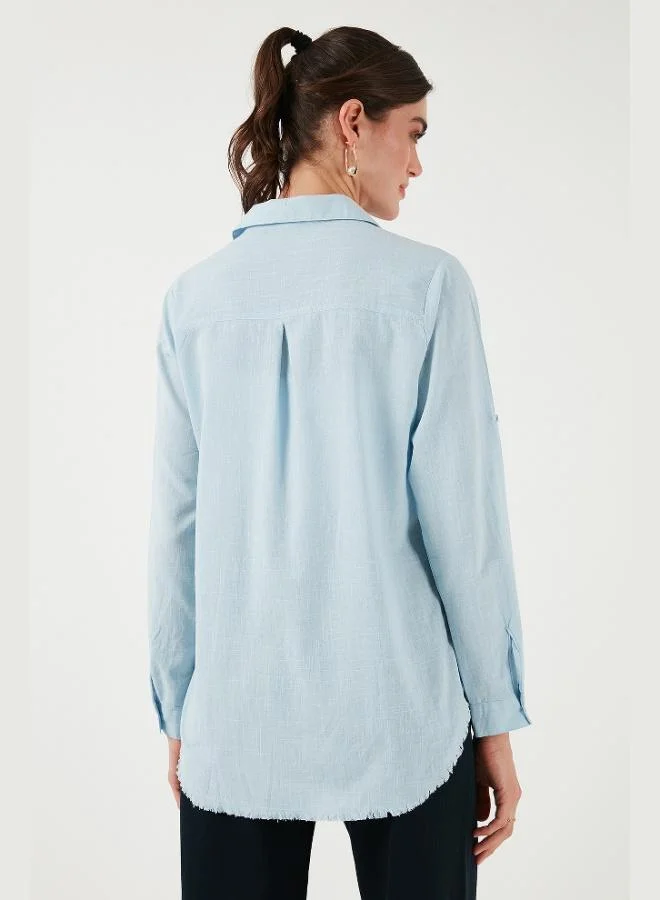 Lela  Lela Cotton Regular Fit Pocket Shirt Women's SHIRT CF25S16992 for Women | Best Price UAE