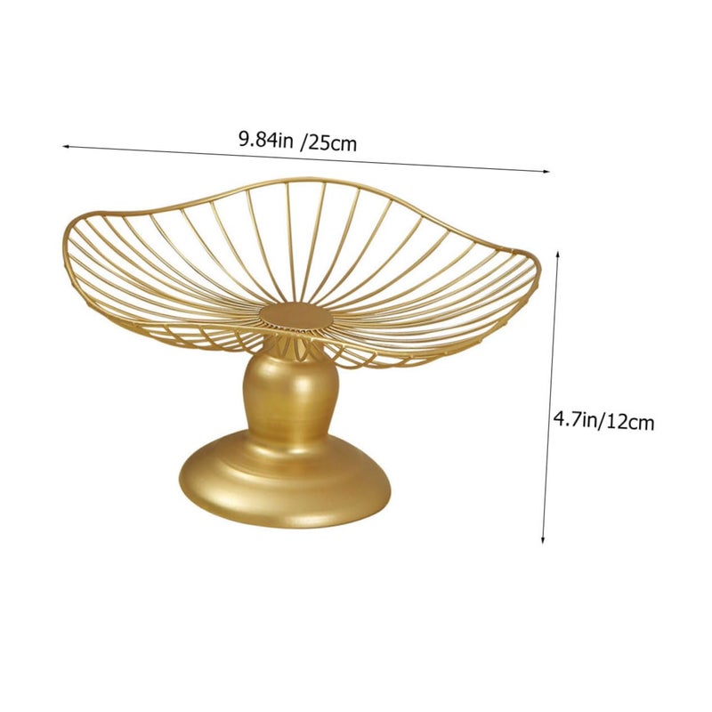Decorative Iron Fruit Serving Tray Stand for Wedding Party Decor - Image 3