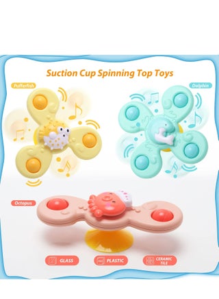 5 in 1 Baby Sensory Toys 6-12-18 Months, Pull String Teether, Stacking Blocks, Sensory Shapes and Colorful Storage Bin, Infant Bath Time Fun, Learning Toddler Toys - view 4