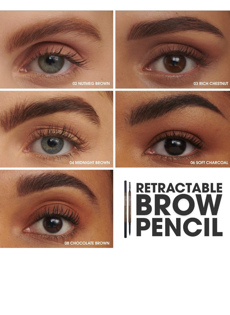 SEPHORA COLLECTION Retractable Brow Pencil 9. Dark Charcoal (0.08 g)
