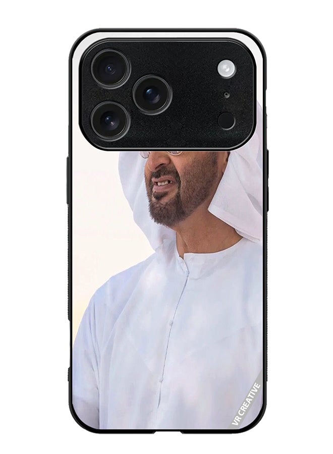 VR CREATIVE Protective Case Cover For Apple iPhone 17 Pro Max Sheikh Mohamed Bin Zayed Al Nahyan Design Multicolour