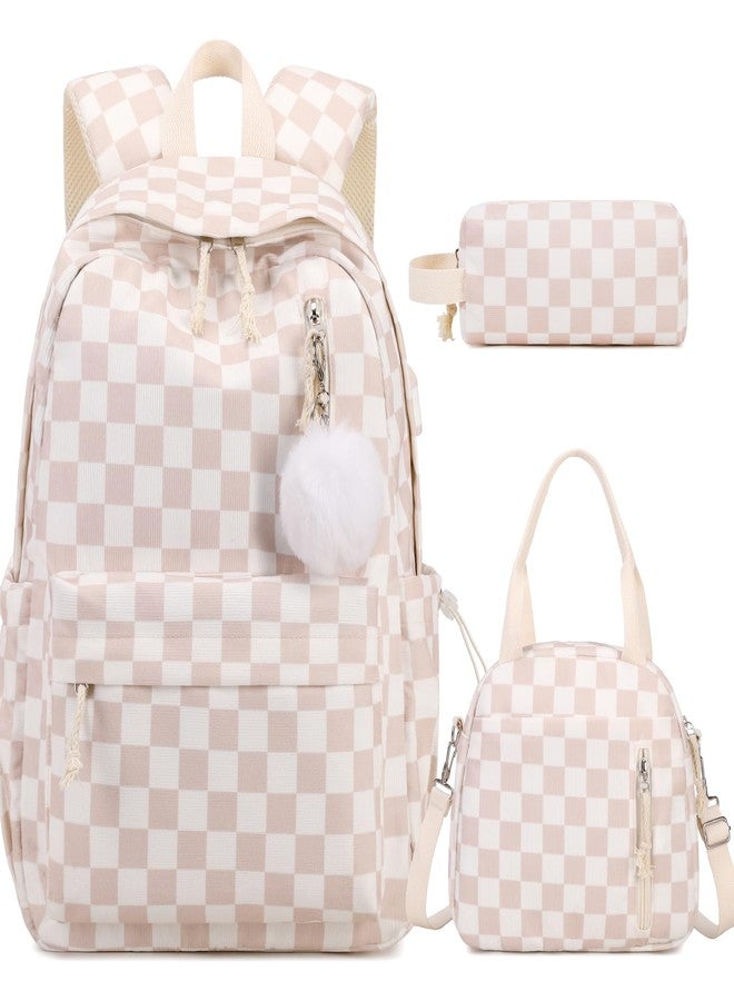 ACESAK 20 Backpack, Beige Chessboard, Large, Backpack - Image 1
