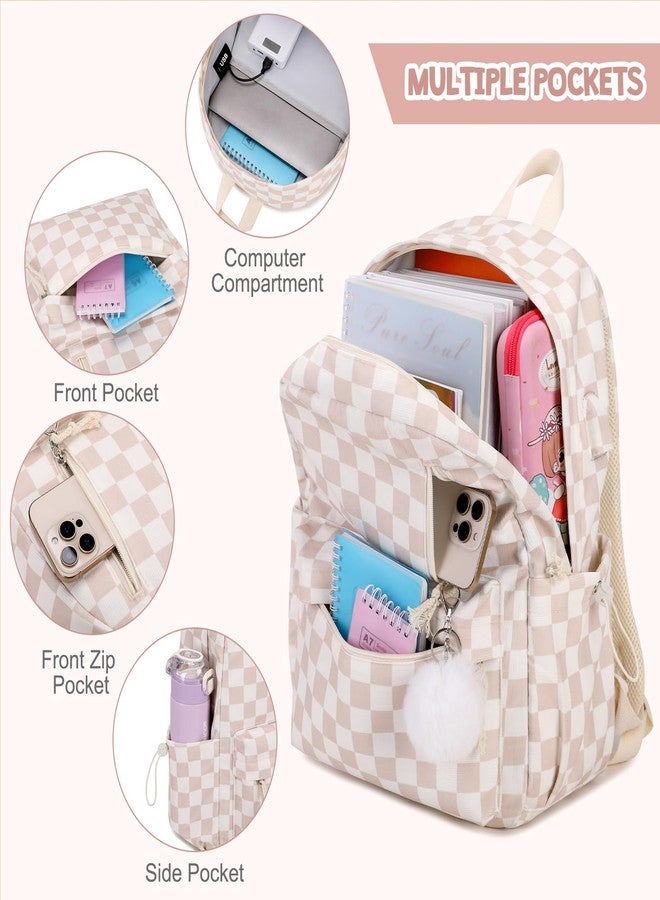 ACESAK 20 Backpack, Beige Chessboard, Large, Backpack - Image 3