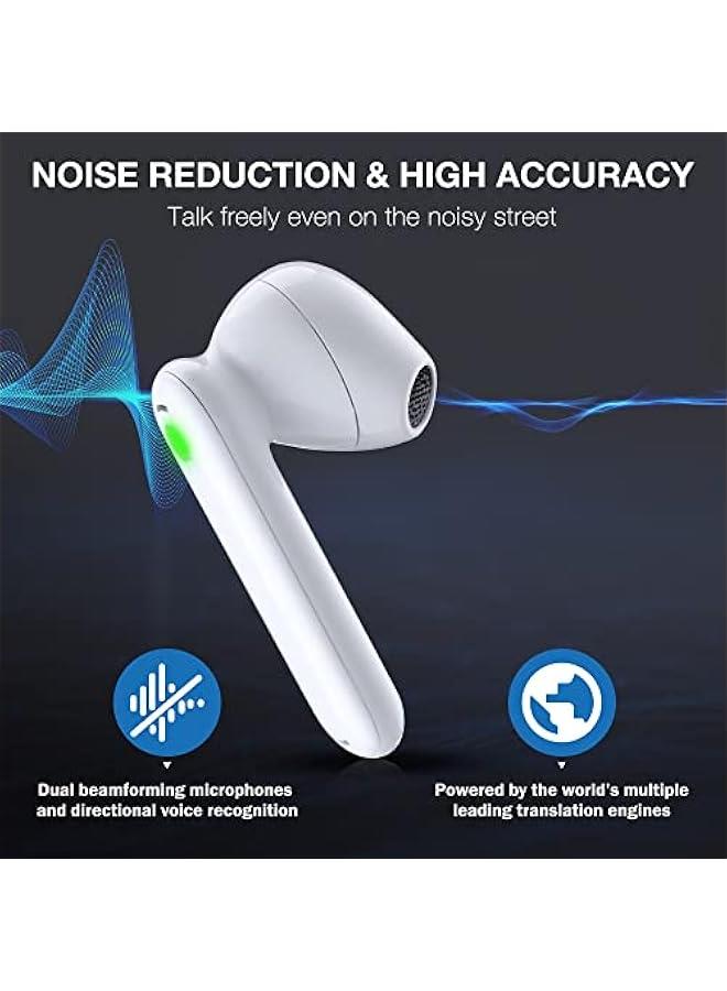 تايم كاتل جهاز ترجمة WT2 ايدج W3 من تايم كيتل، ترجمة ثنائية الاتجاه، سماعات اذن مترجمة مع 40 لغة، مترجم غير متصل بالانترنت، رد فعل سريع مع تقنية ايه ال تيك الثورية، اصدار غير متصل - Image 4