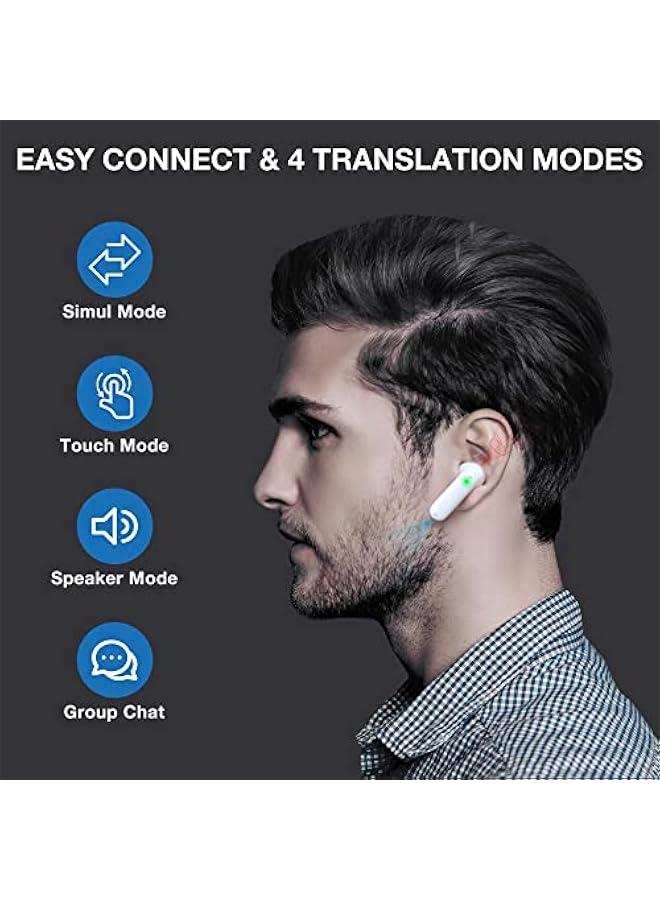 تايم كاتل جهاز ترجمة WT2 ايدج W3 من تايم كيتل، ترجمة ثنائية الاتجاه، سماعات اذن مترجمة مع 40 لغة، مترجم غير متصل بالانترنت، رد فعل سريع مع تقنية ايه ال تيك الثورية، اصدار غير متصل - Image 5