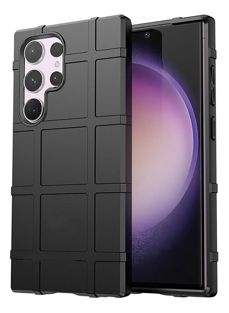 Slim Fit Phone Case for Samsung Galaxy S25 Ultra,Rugged Shield Outdoor Durable Case,HD Black - Image 1