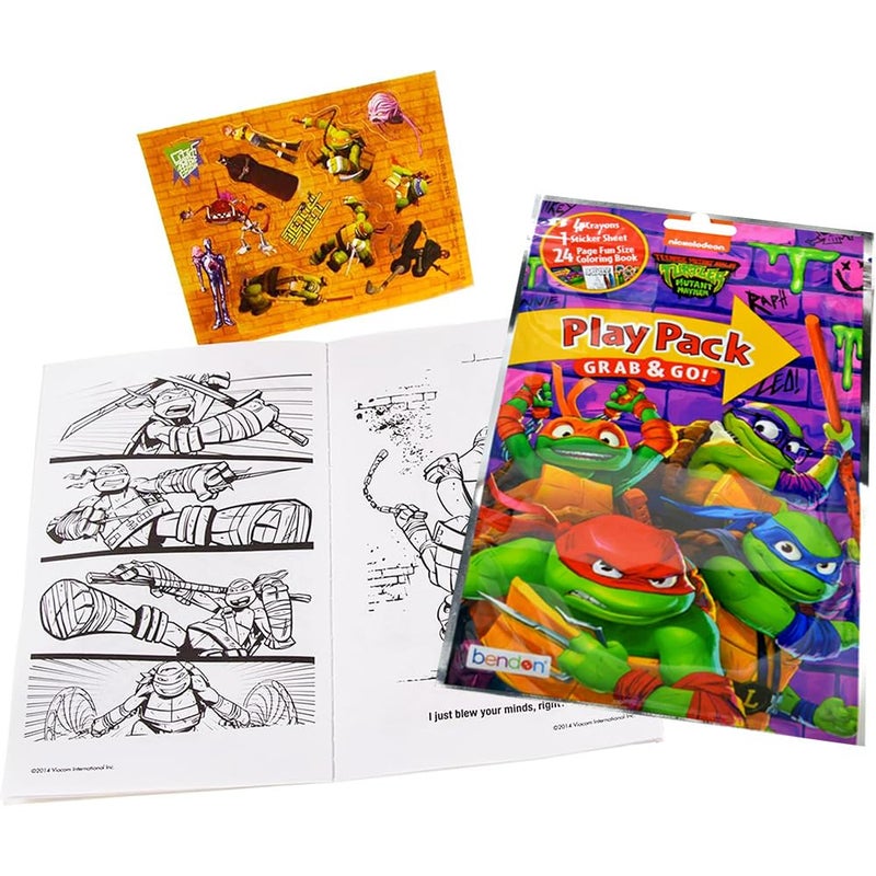 Teenage Mutant Ninja Turtles Coloring and Activity Book Set with Stickers (3 TMNT Coloring and Activity Books, Over 30 Stickers) - Image 3