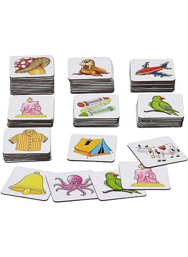 كرييتفز الوسائل التعليمية الإبداعية Match 'N' Learn، لعبة الذاكرة الأولى، 56 قطعة (31 مجموعة من بطاقات الصور المطابقة المكونة من قطعتين)، متعددة الألوان - Image 5