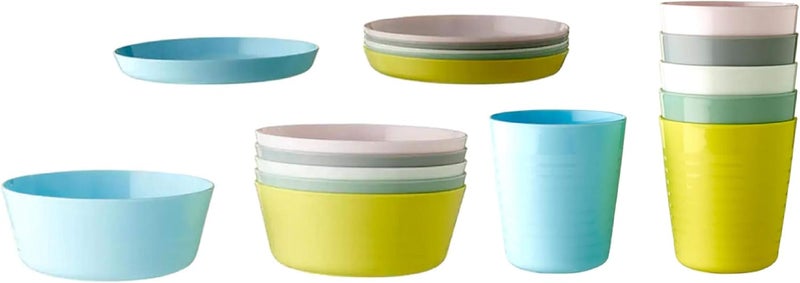 KALAS Children's Bowl, Tumbler, and Plate Set - 18 Pieces - Image 1