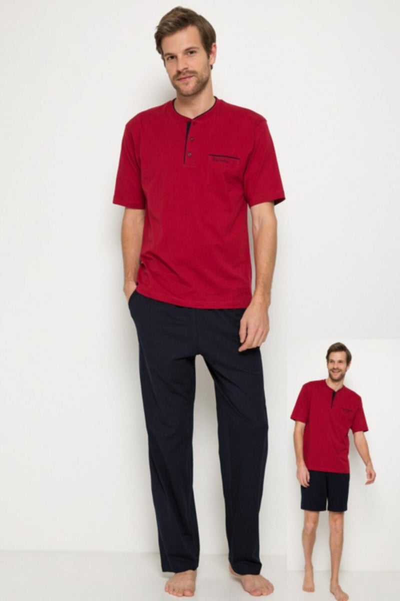 pierre cardin 100% Cotton Dowry Boxed Men's 3-Piece Pajama Set  - Image 2