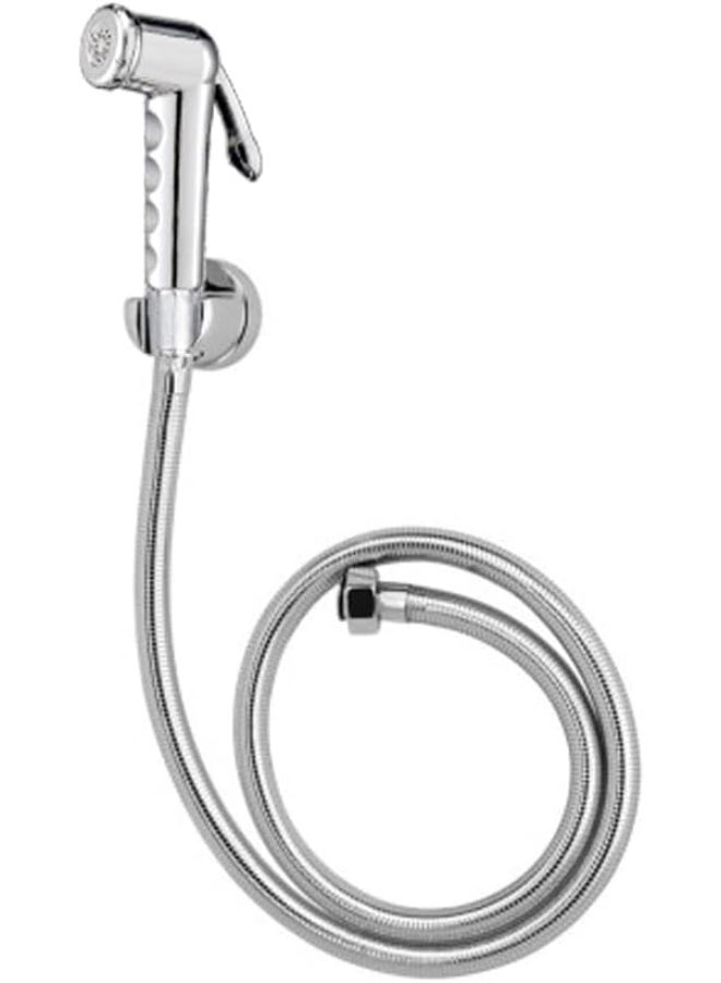 MODI Stainless Steel Shattaf Hand Spray Set | Handheld Toilet Bidet Sprayer with Flexible Hose & Wall Mount | Jet Spray (CHROME) - Image 1