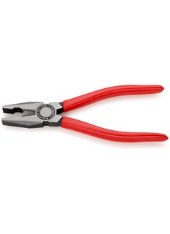 كنيبيكس كماشة KNIPEX المركبة | متينة | للمهام الصعبة | القطع | الإمساك | السحب (مقابض مغموسة معزولة VDE 1000V، مطلية بالكروم، 180 مم)  - Image 2