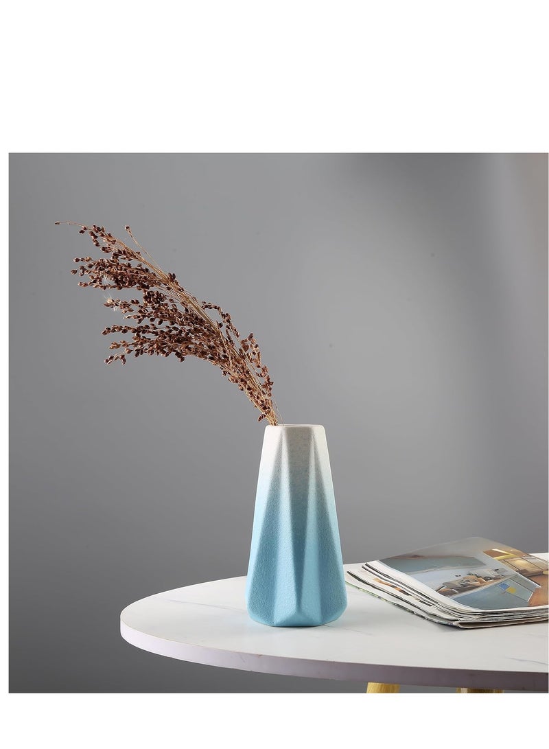 Bluejw White And Blue Gradient Colour Creative Table Ornaments Coffee Table Home Decoration Chinese Ceramic Vase - Image 2