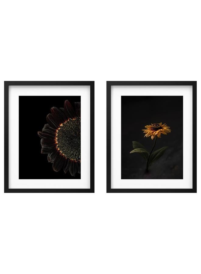 Green Tiger Frame with poster, sunflowers, 40x50 cm - Image 1