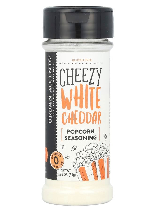 URBAN ACCENTS - Popcorn Seasoning Cheezy White Cheddar 2.25 oz (64 g) - Image 1