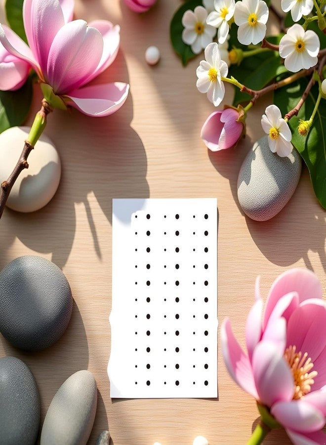 SelHeng 10 Pcs Temporary Tattoos - Black Dot Fake Mole Stickers - Makeup Accessories for Women - Image 5