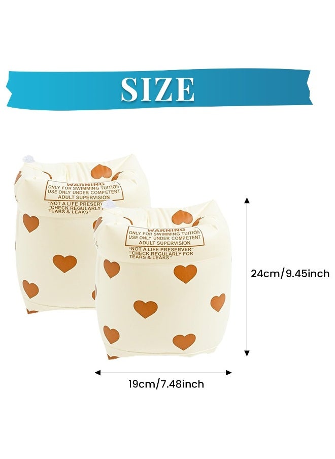 Arm Floaties Inflatable Swim Arm Bands, Floater Sleeves Swimming Arm Rings for Kids Toddlers and Adults (4Pcs)  - Image 5
