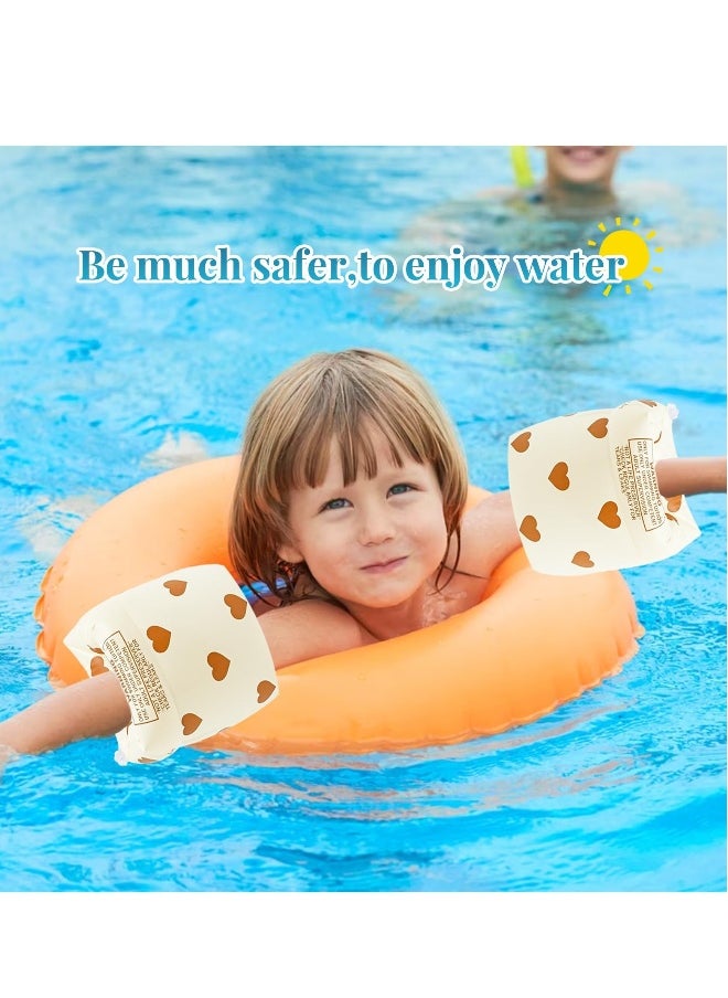 Arm Floaties Inflatable Swim Arm Bands, Floater Sleeves Swimming Arm Rings for Kids Toddlers and Adults (4Pcs)  - Image 4