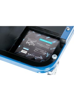 HTE H.T.E Complete Garage Workshop Essentials: Rolling Steel Seat With Storage  - Image 1