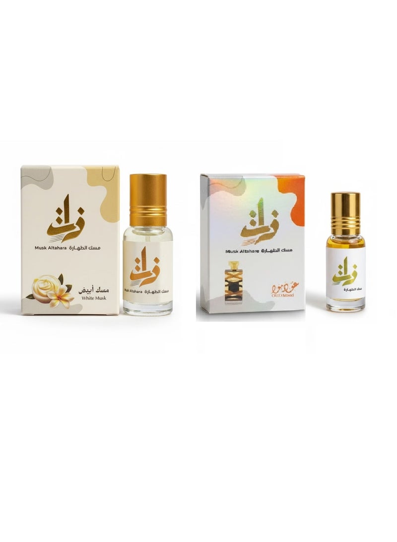 Zat Musk Al Tahara - white musk & oud mood - 6 ml - Image 1