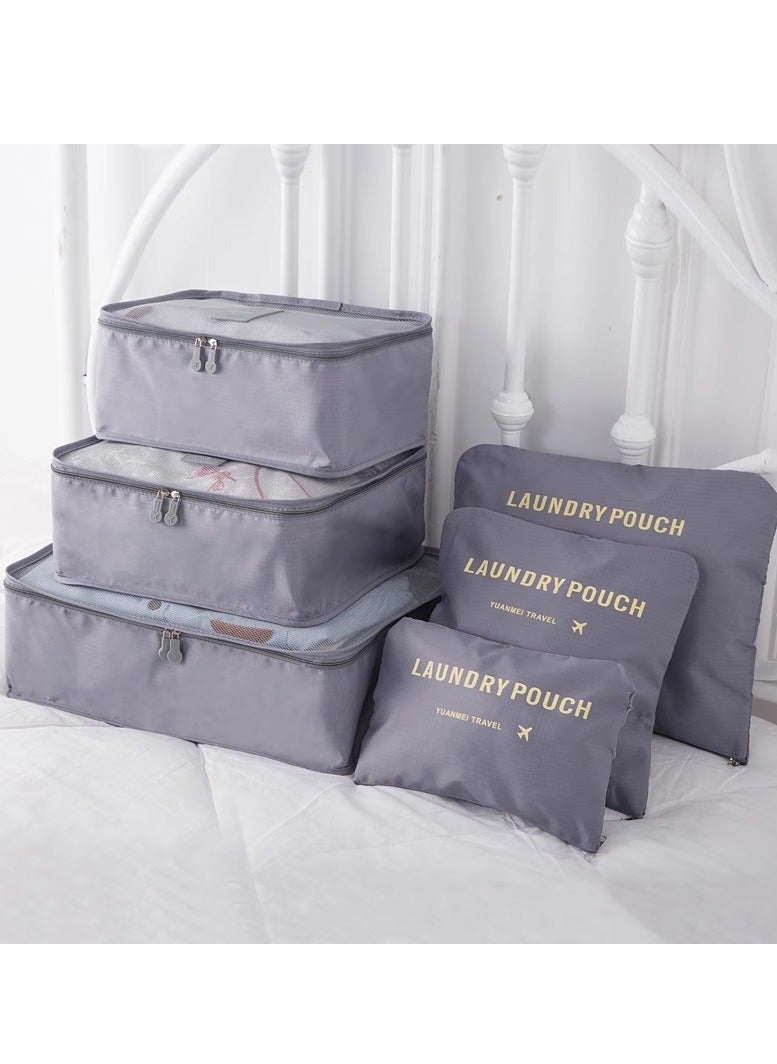 مجموعة حقيبة تخزين السفر من 6 قطع - Image 1