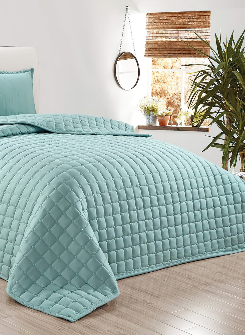 Sleep night Compressed Colored Comforter Set Single Size 4 Pieces 1 comforter + 1 bed sheet + 1 Pillowcase + 1 cushion case  - Image 2