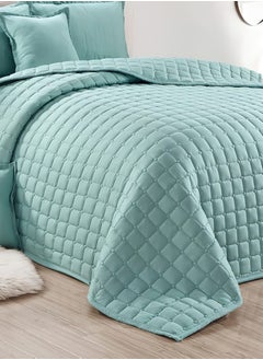 Sleep night Compressed Colored Comforter Set Single Size 4 Pieces 1 comforter + 1 bed sheet + 1 Pillowcase + 1 cushion case  - Image 4