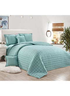 Sleep night Compressed Colored Comforter Set Single Size 4 Pieces 1 comforter + 1 bed sheet + 1 Pillowcase + 1 cushion case  - Image 1