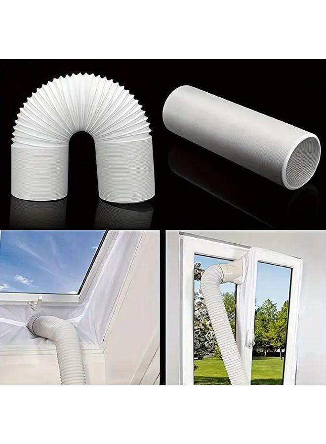 5.12 Inch Universal Portable Air Conditioner Exhaust Hose 1.5m Extendable AC Vent - Image 3