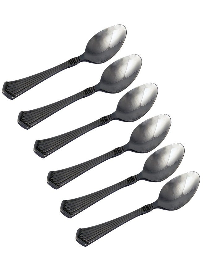 KISHCO طقم ملاعق قهوة من الفولاذ المقاوم للصدأ من كيشكو سيمفوني - عبوة من 6 قطع - Image 1