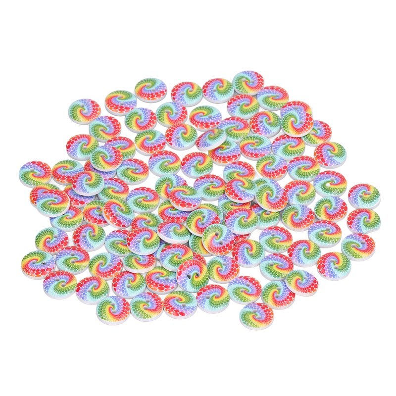 100pcs Sewing Buttons 15mm/0.6in DIY Making Attractive Decorative Light Weight Handicrafts Accessories for Home - Image 3