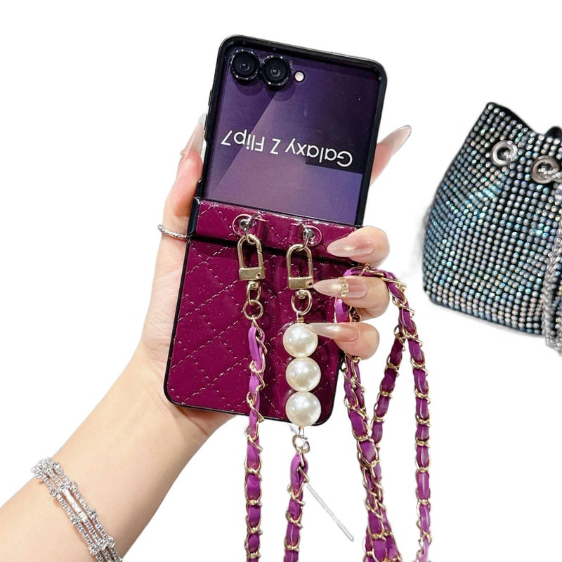 Protective Case | Shockproof Cover for Samsung Galaxy Z Flip 4 | Drop Protection | TPU | Purple - Image 1