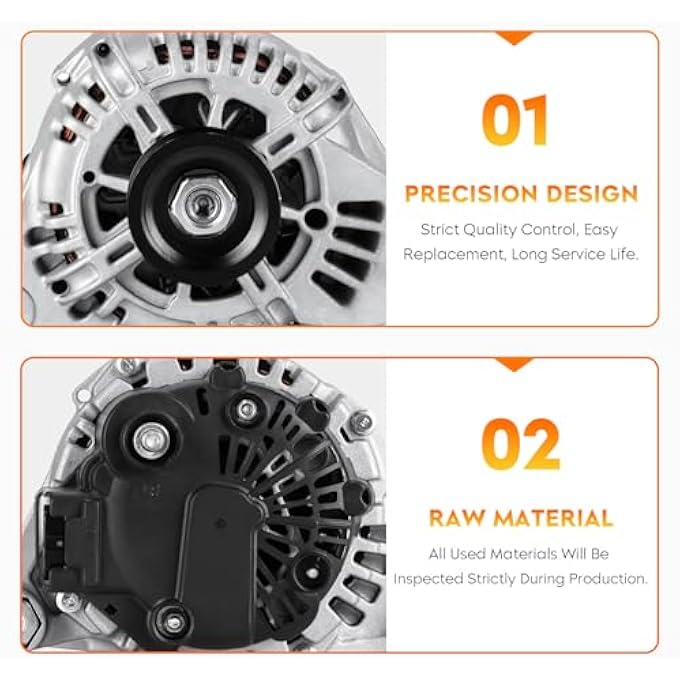 AEagle New Alternator for Hyundai Santa FE 2003-2006 3.5L, XG350 2002-2005 3.5L, Kia Amanti 2004-2006 3.5L, 113653 37300-39010 37300-39400 37300-39405 - Image 4
