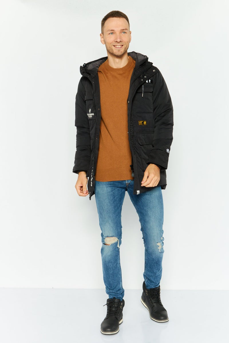 Aape By A Bathing Ape Men Graphic Print Puffer jacket, Black  - Image 2